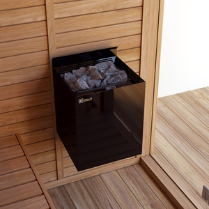 Saunaovn HOLL’S VULKANO COMBI Black 6 kW