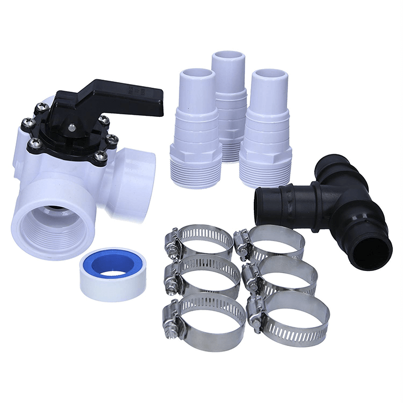 Bypass-kit 32/38 mm til poolvarmepumpe
