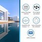 Poolex Vertigo Fi 2 – Fuld Inverter Poolvarmepumpe med Vertikal Ventilation