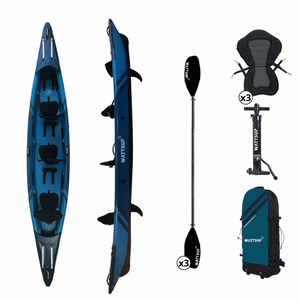 WattSUP Torpedo 3-Personers Oppustelig Kajak Fuld Dropstitch 476 cm