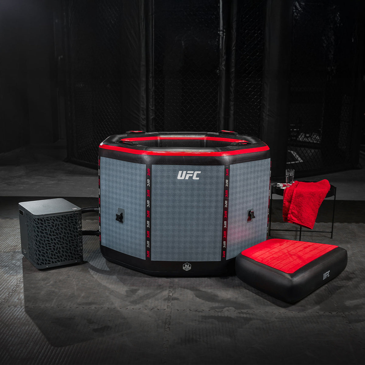 NetSpa UFC Octagon IceBath Kit Chiller 3–40°C 5kW – Komplet Isbad med Køleaggregat