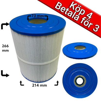 4-pak spafilter til Caldera, Hotspring, Tiger River, Limelight 65ft