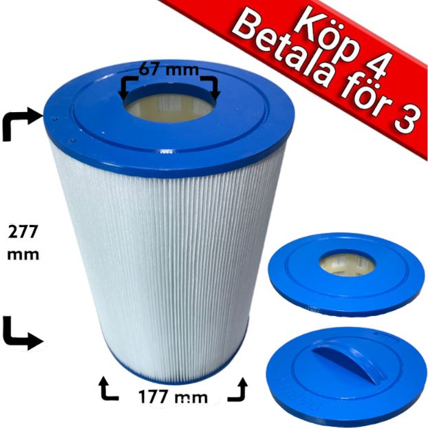 4-pak spafilter til Caldera Spas, Watkins 50ft
