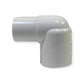 PVC-vinkel 90 gr 1/2" hun/han CS