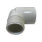 PVC vinkel 90 gr 1 1/2" hun/gevind CS