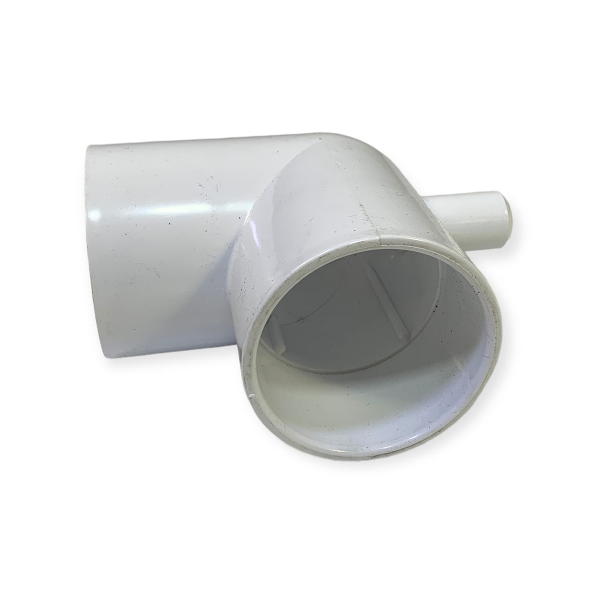 PVC vinkel 90 gr 2" hun med udluftning 3/4" slangetilslutning CS
