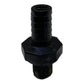 PVC nippel 1/4" NPSM-gevind - 3/8" slangestuds CS