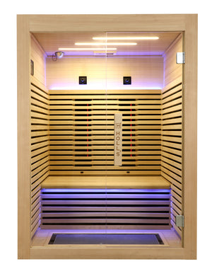 Holl’s Canopée Infrarød Sauna 2 personer – Triple Care Full Spectrum & Premium Gran