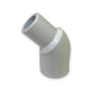 PVC Vinkel 45gr 3/4" hun/han CS