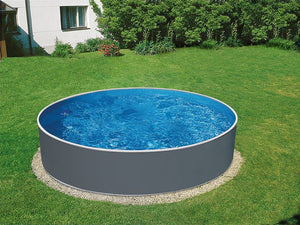 Pool Mountfield Azuro Grafit/Vit i 2 lådor 5,5x1,2 m