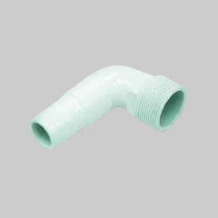 PVC-bøjning 90 grader til indløb 1 1/2" til 32 / 38 mm