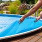 Soltæppe til pool Ø 3,6 m 180 mikron blå