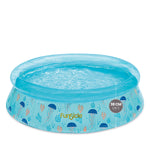 Uppblåsbar Pool Transparent genomskinlig 1,52 × 0,38 m