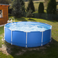 Pool med metalramme Ø 3,05 × 0,76 m