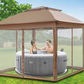 Vista Pavillon Brun 3×3 m