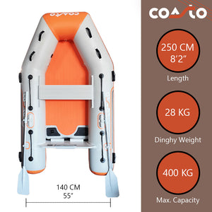 Oppustelig jolle Coasto DS-250 – 250 × 140 cm
