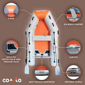 Oppustelig jolle Coasto DS-270 – 270 × 150 cm