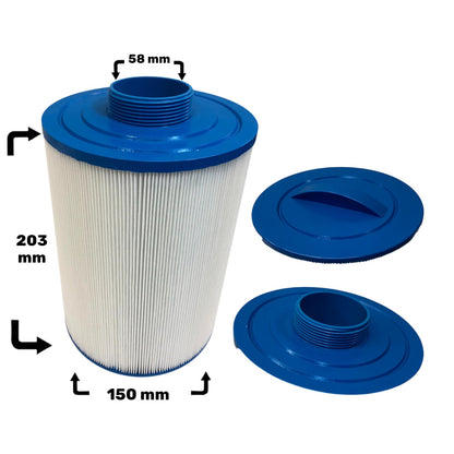4-pak spafilter til Artesian, Garden Spas, Jazzi, Master Spas, Trademax, Vita Spas 39ft