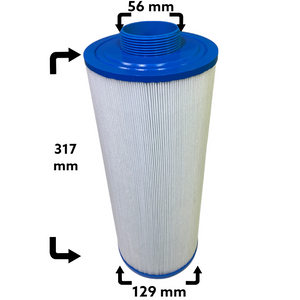 4-pak spafilter til American Whirlpool, Artesian, Cal Spas, Jacuzzi, Marquis, Viskan 50ft
