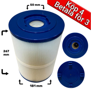 4-Pak spafilter til Dimension One, Folkpool 75ft