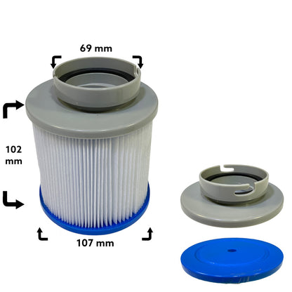 2-pak spafilter til MSPA 10ft