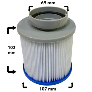 2-pak spafilter til MSPA 10ft