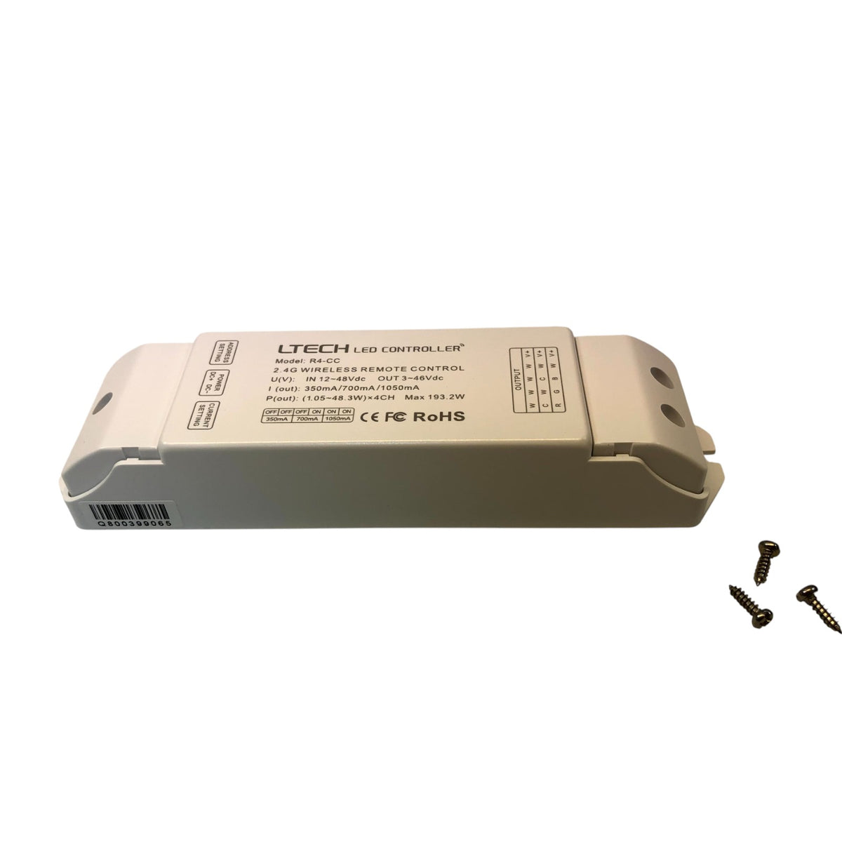 LED Controller PU2/3 RGBW/tunable white modtagerkontrol Certikin/LTECH