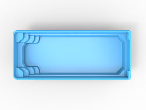 Glasfiberpool Skärsjön 10,00m x 3,75m x 1,50m
