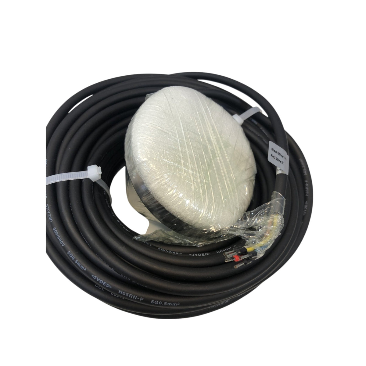 LED lampa RGBW mini i rostfitt stål med 20m 5-ledarkabel Certikin