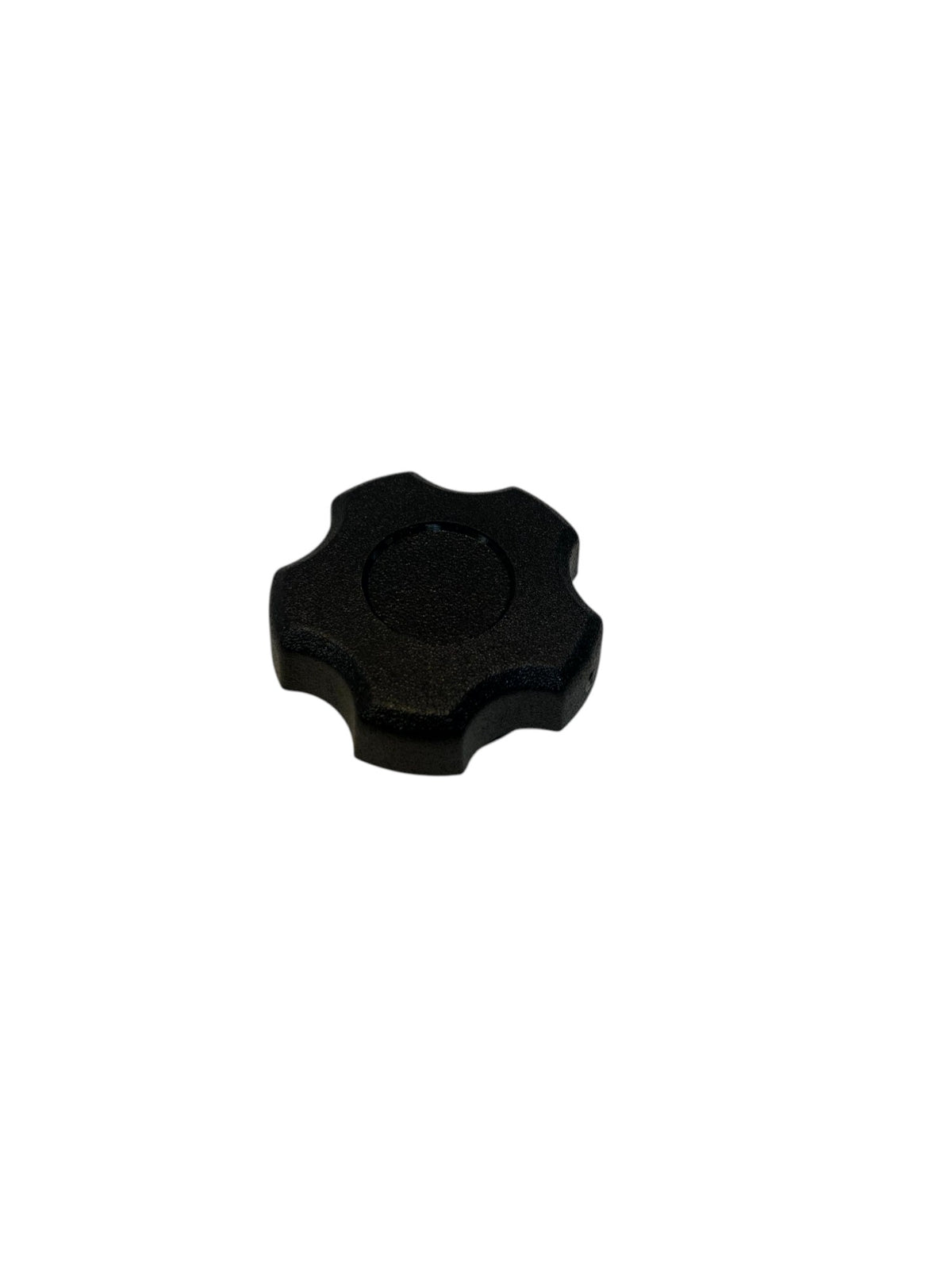 Knopp-Mutter med gänga 1-4"-20 SS nylon skruv typ 5-stjärnig form Svart (1)