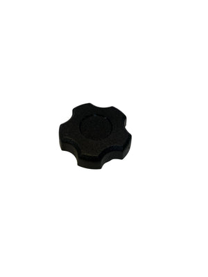 Knopp-Mutter med gänga 1-4"-20 SS nylon skruv typ 5-stjärnig form Svart (1)