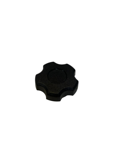 Knopp-Mutter med gänga 1-4"-20 SS nylon skruv typ 5-stjärnig form Svart (1)