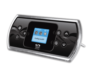 Display Gecko IN.K500 med etiket