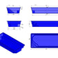 Glasfiberpool Lulevatten 8,00m x 3,75m x 1,50m