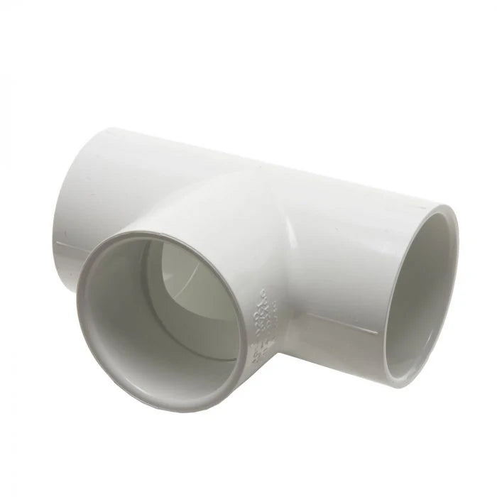 PVC T-rør 2 1/2"/ 2 1/2"/ 2" CS