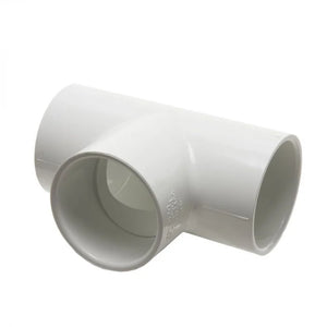 PVC T-rør 2 1/2"/ 2 1/2"/ 2" CS