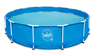 Opstillelig pool Swing Pools med stålramme - 4.57m x 1.22m