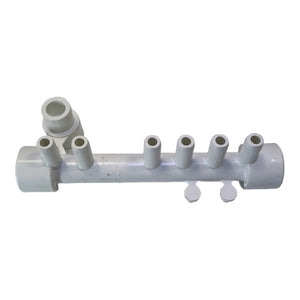 PVC Fordeler 1" hun/hun samt 6x3/8" han CS