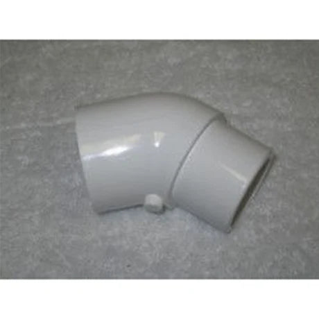 PVC Vinkel 45gr 1 1/2" hun/han CS
