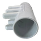PVC Fordeler 2"/2" hun/han samt 6x3/4" han glat CS