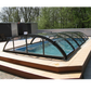 Pooltag Novara A Klarplast Antracit 6,42x3,25m
