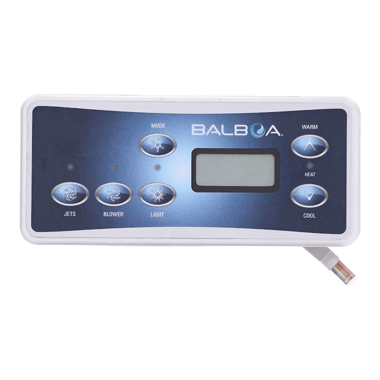 Styrepanel Balboa VL701S 1 pumpe & blower (6 knapper) version 2