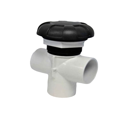 Diverter 2" 6-eger sort CS