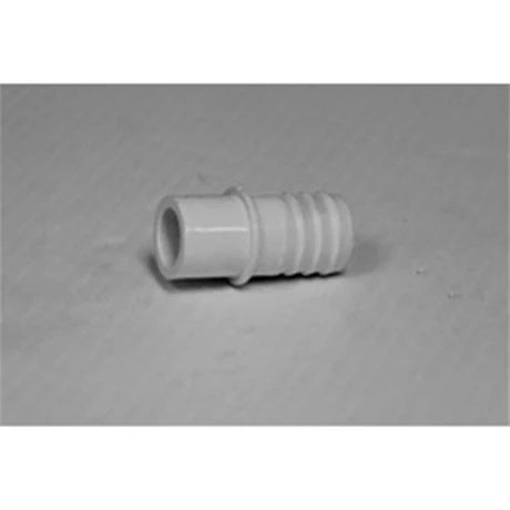 PVC Skarvemuffe 1/2"-3/4" han/slange rillet CS
