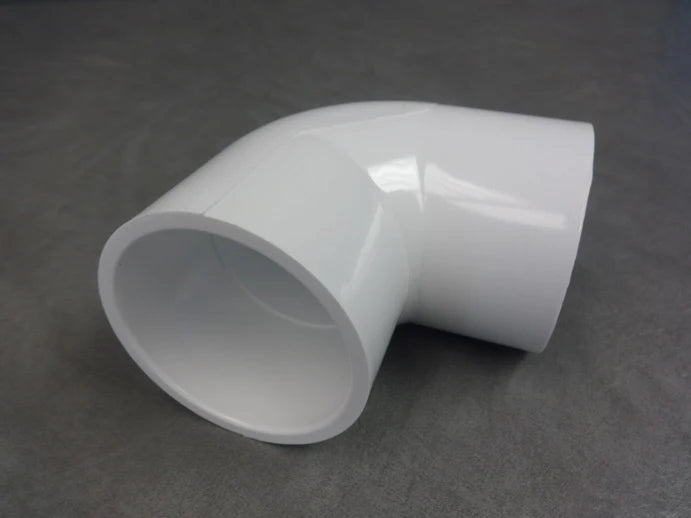 PVC vinkel 90 gr 2 1/2" hun CS