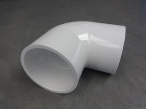 PVC vinkel 90 gr 2 1/2" hun CS