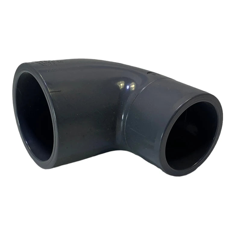 PVC Vinkel 90gr 63mm muffe/spids