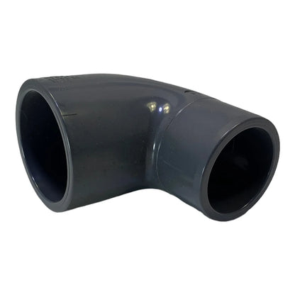 PVC Vinkel 90gr 63mm muffe/spids