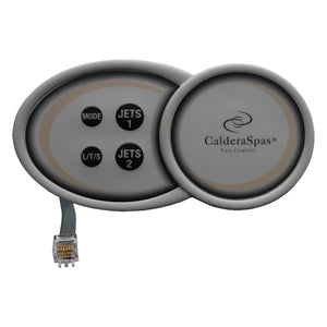 Kontrolpanel Caldera 74381 ekstra panel 4 knapper