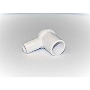 PVC L-rør 1"-3/4" han/slange riflet